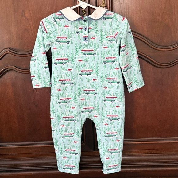 SERENDIPITY by SHRIMP AND GRITS Christmas Jumpsuit Size 18M VGUC - Picture 7 of 9